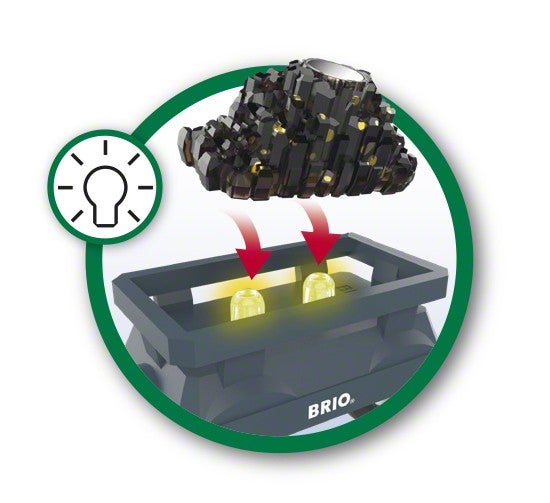 BRIO, World 33896 Guldletarvagn med ljus