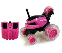 Radiostyrd stuntbil med spinning och ljus rosa – Fusion