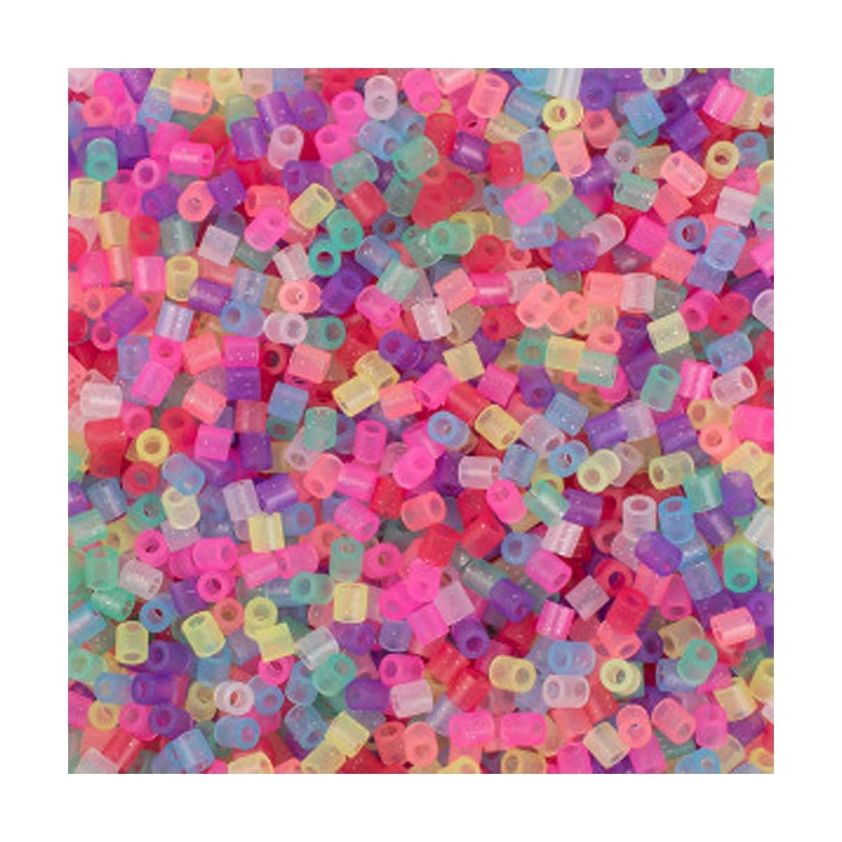 Rörpärlor i hink 5000st glitter