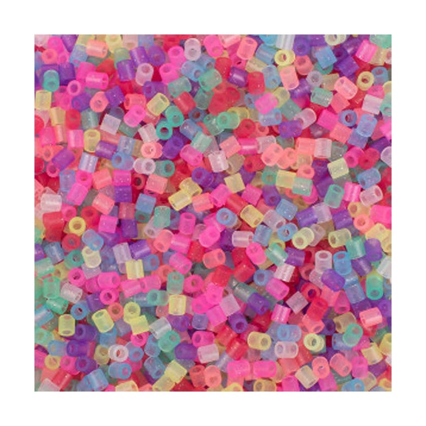 Rörpärlor i hink 5000st glitter