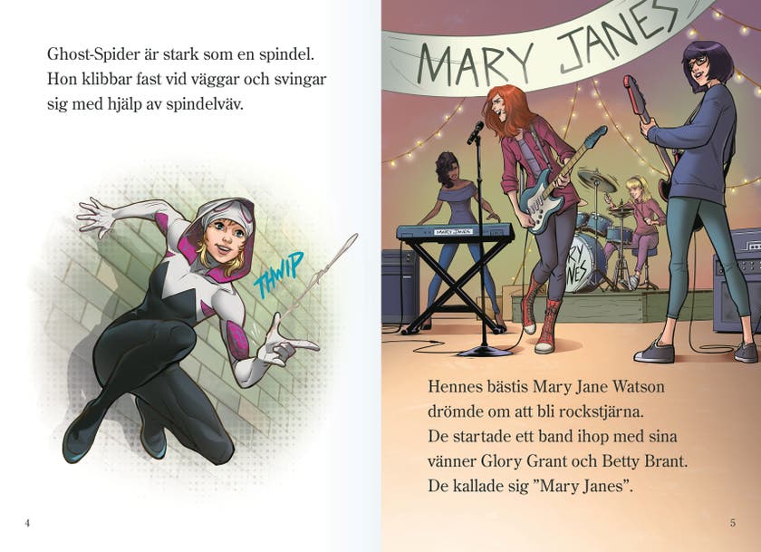 LÄTT ATT LÄSA MARVEL GHOST-SPIDER TILL RÄDDNING