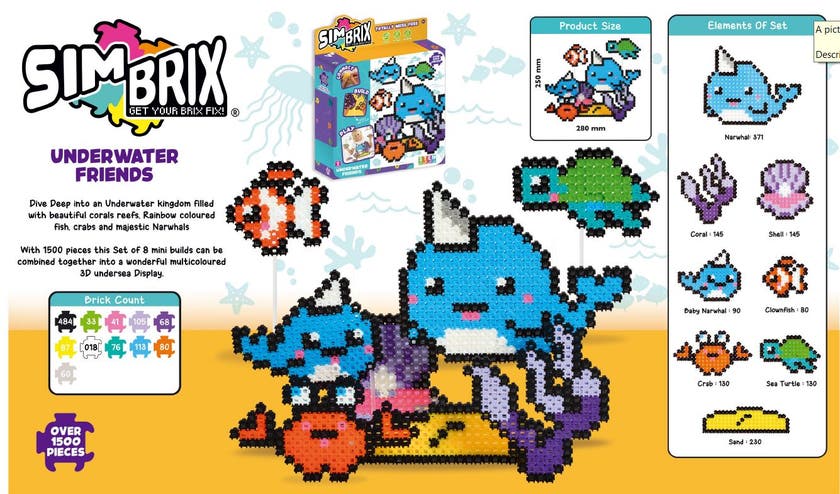 Simbrix, Theme Pack 1500 Brix