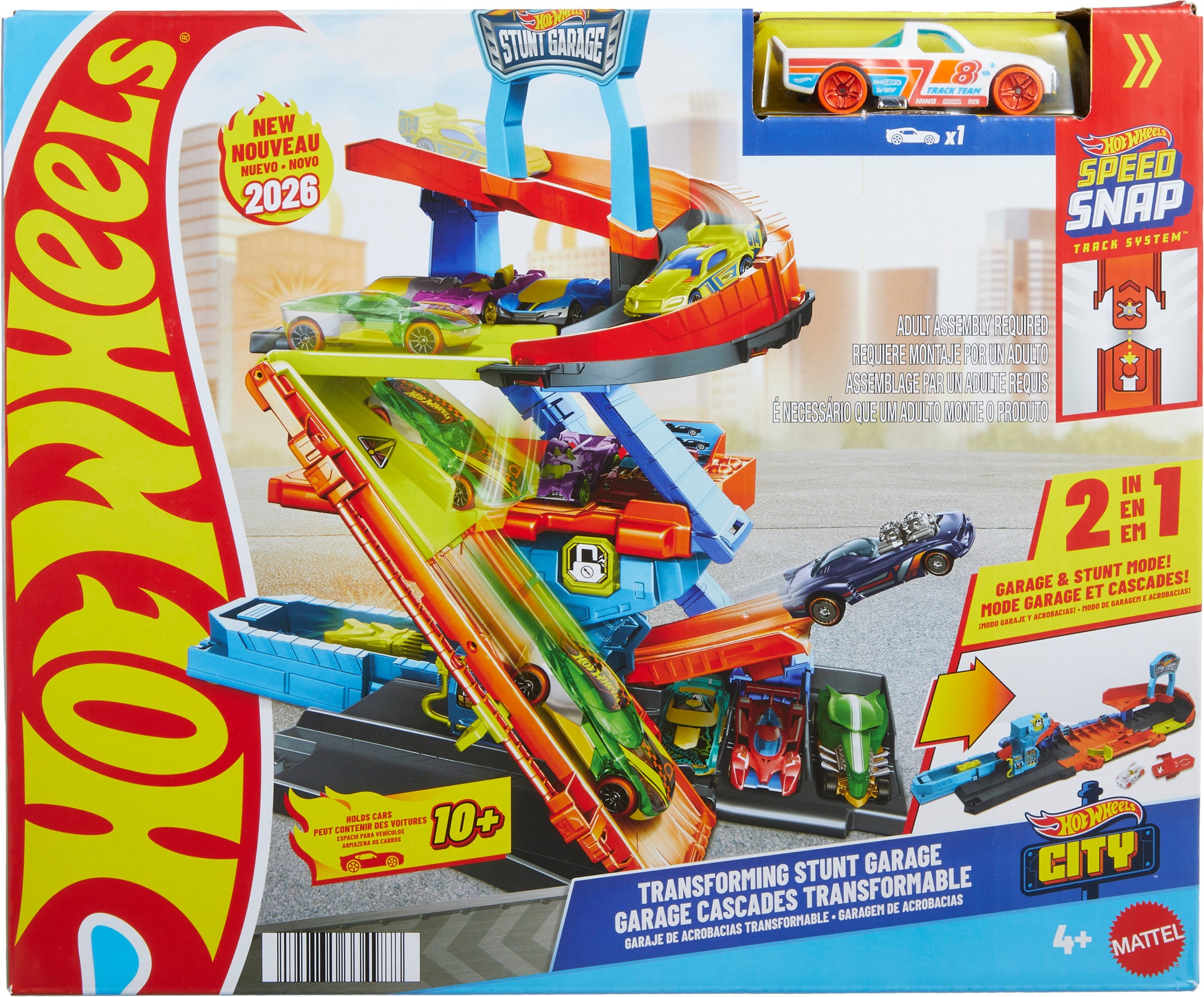 Hot Wheels City Transforming Stunt Garage