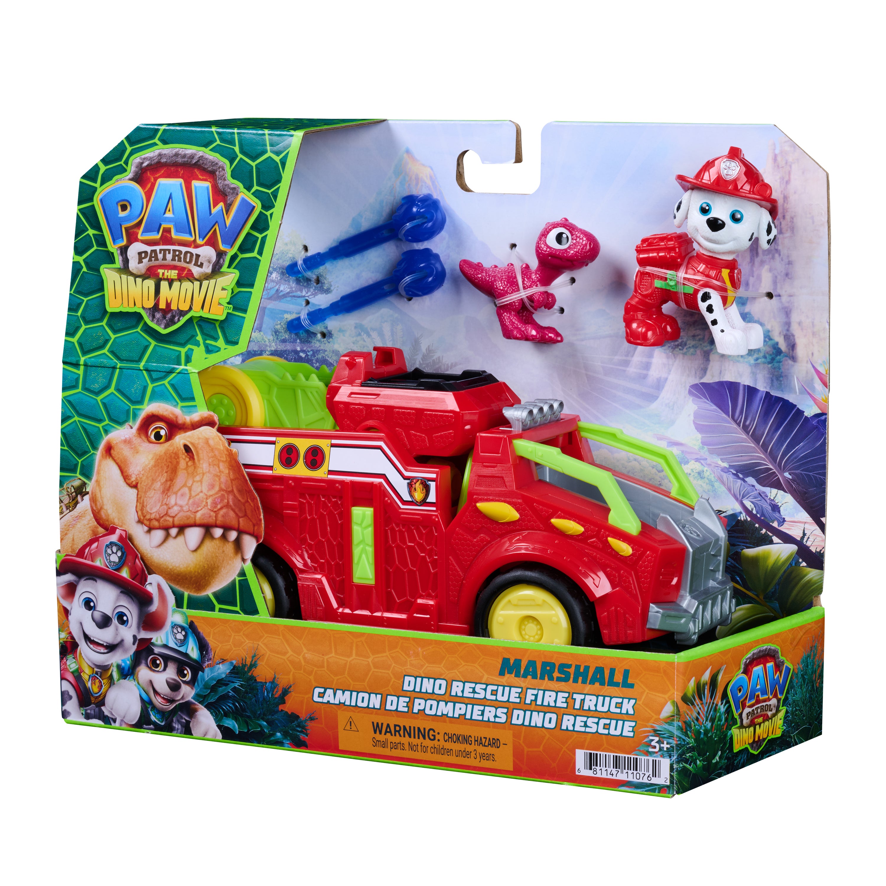Paw Patrol Dino Theme Vehicle Marshall