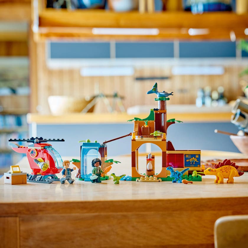LEGO® Räddning med Velociraptor, Stegosaurus och Pteranodon 77981