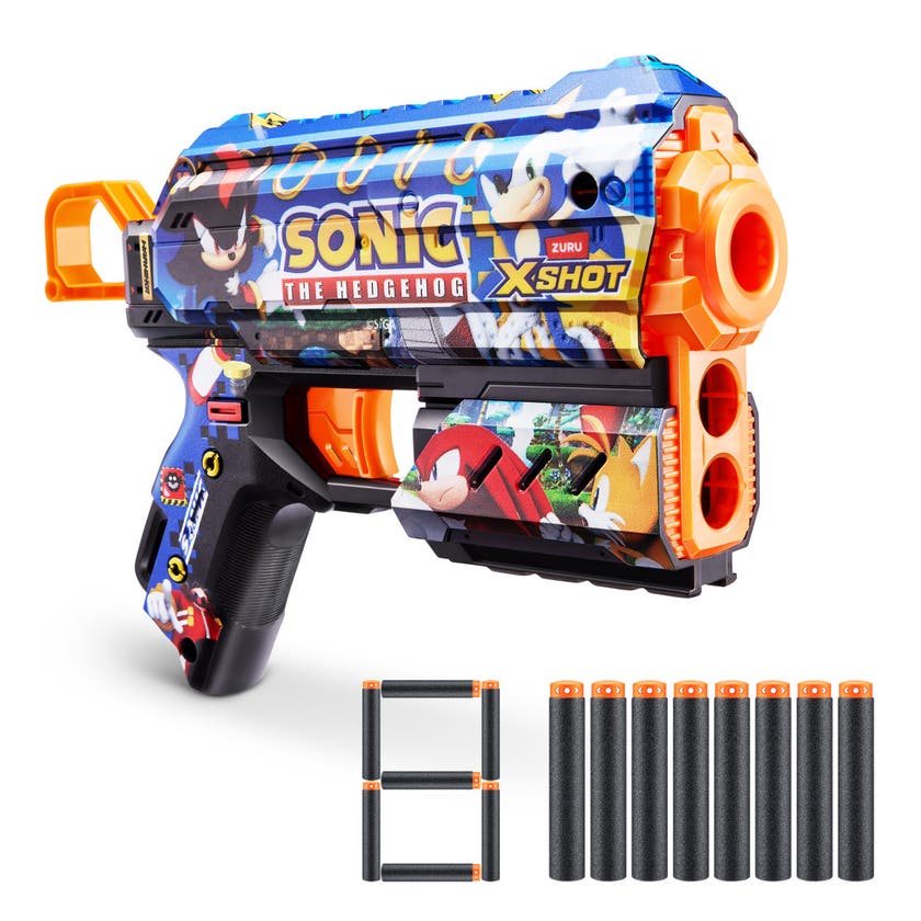 X-SHOT, SKINS-FLUX(8 Darts) SONIC