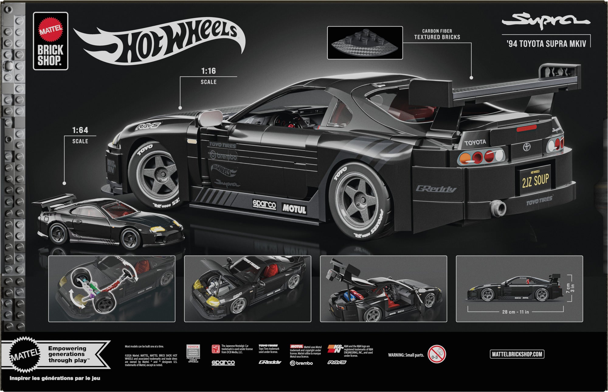 Brick Shop Hot Wheels Toyota Supra MKIV Byggset