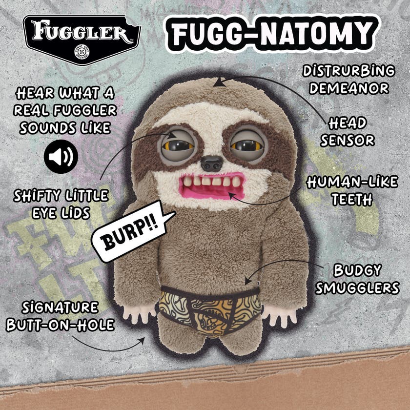 Fugglers Sickening Sloth Deluxe Puppetronic