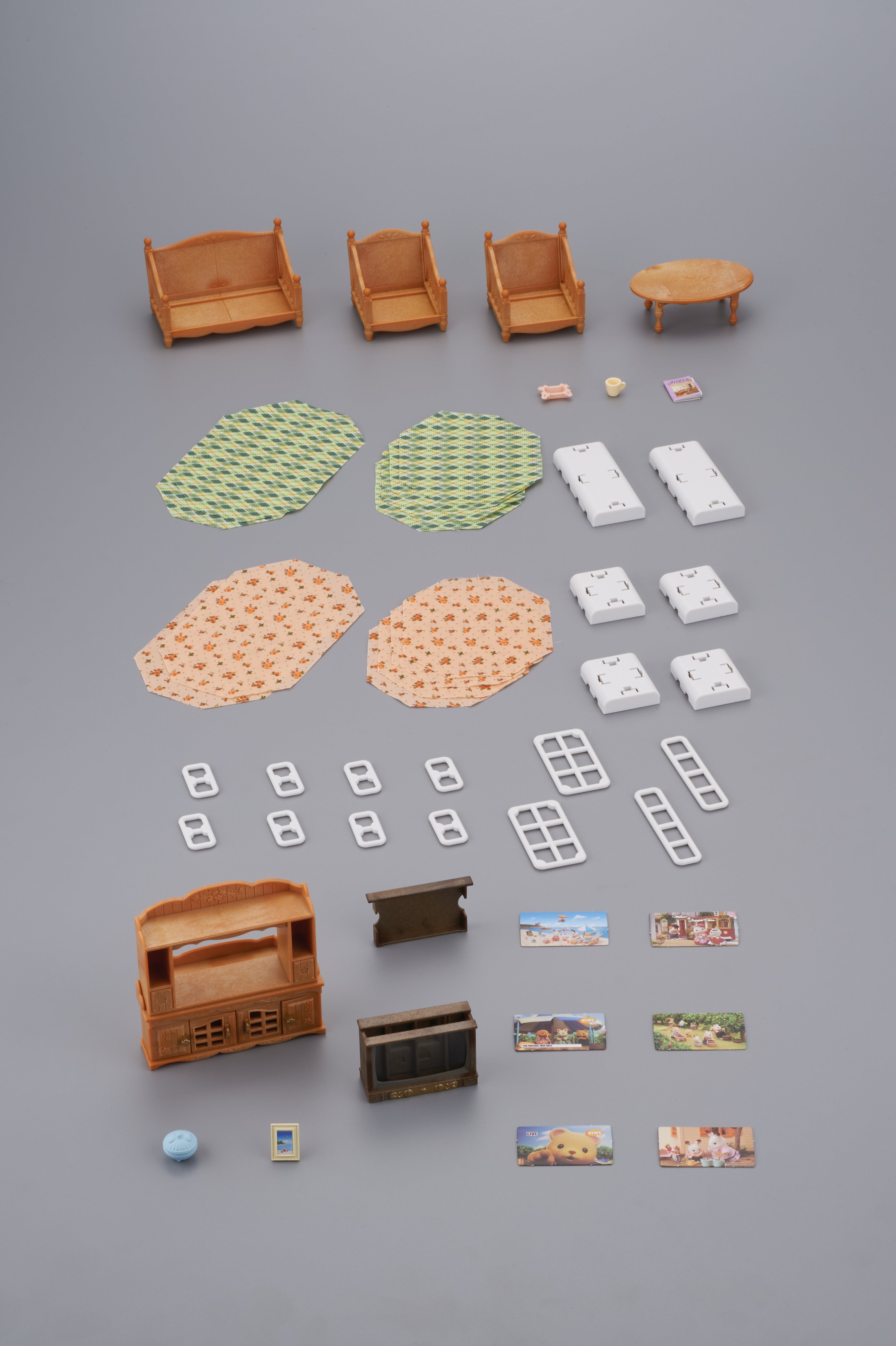 Sylvanian Families - Soffgrupp med TV set