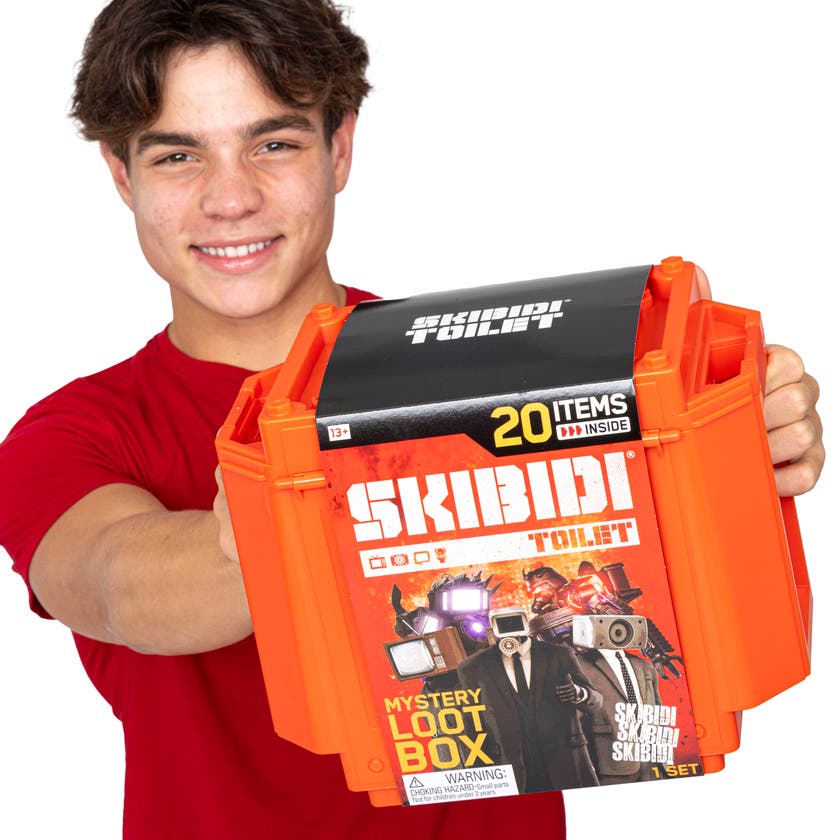 Skibidi Toilet Giant Mystery Surprise Loot Box