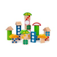 Brio Toddler, 25 mönstrade träklossar