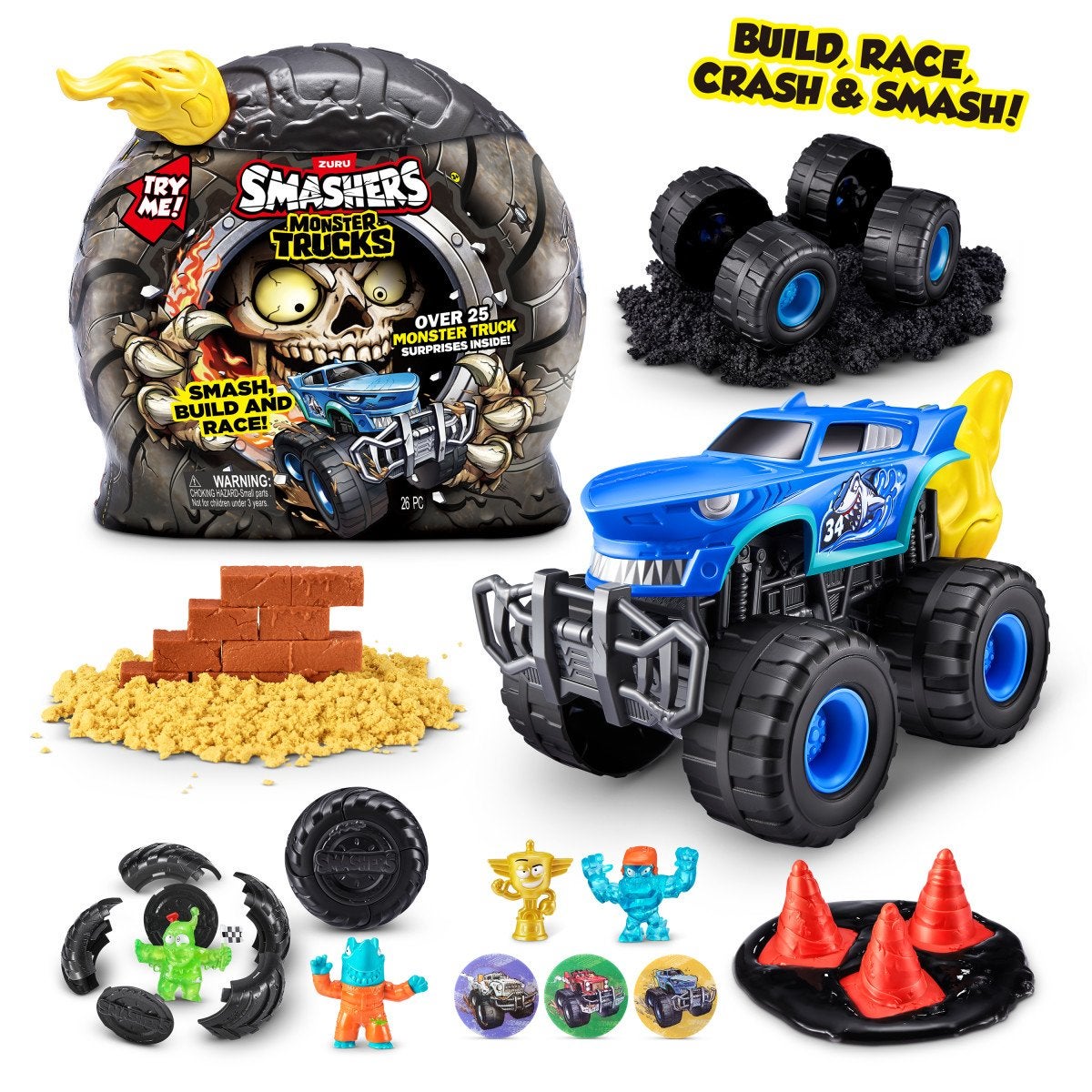 Smashers, Monster Truck Surprise S1 Monster Truck Playset
