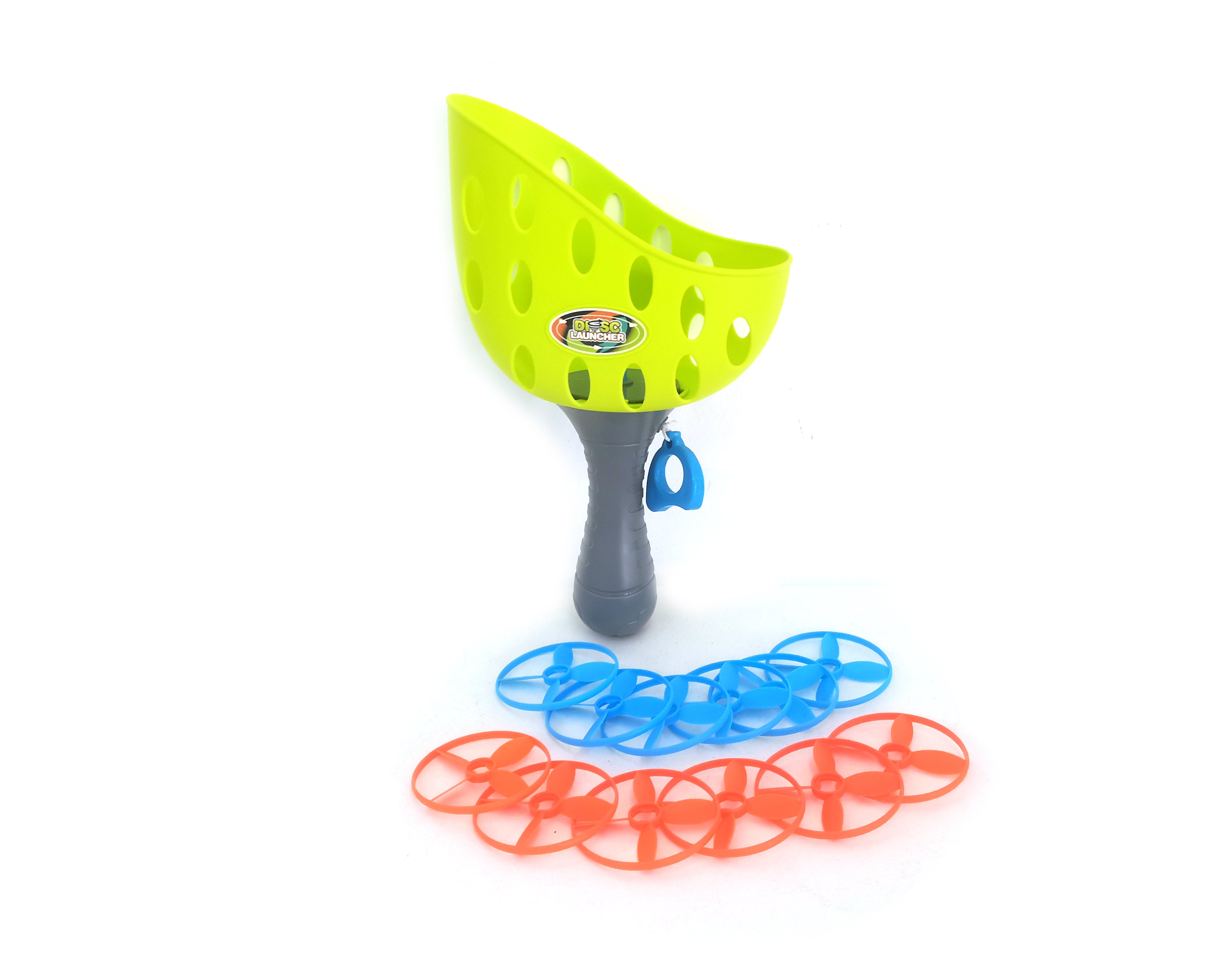 Spinning Game Skjut och Fånga 12 Diskar