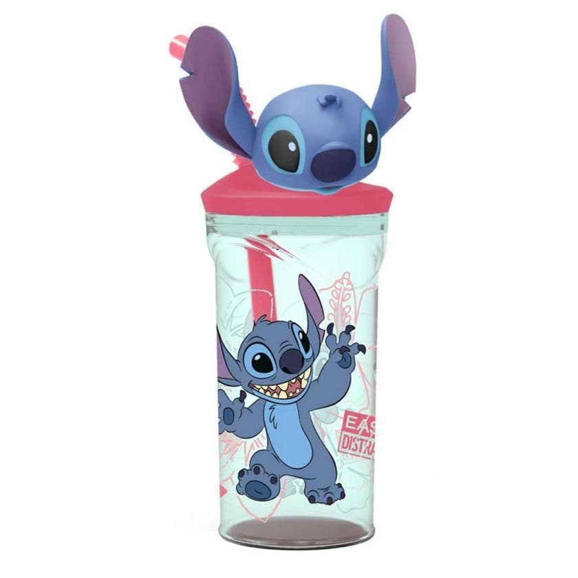 Stitch 3D Figurine Tumbler Bottle, 360 Ml