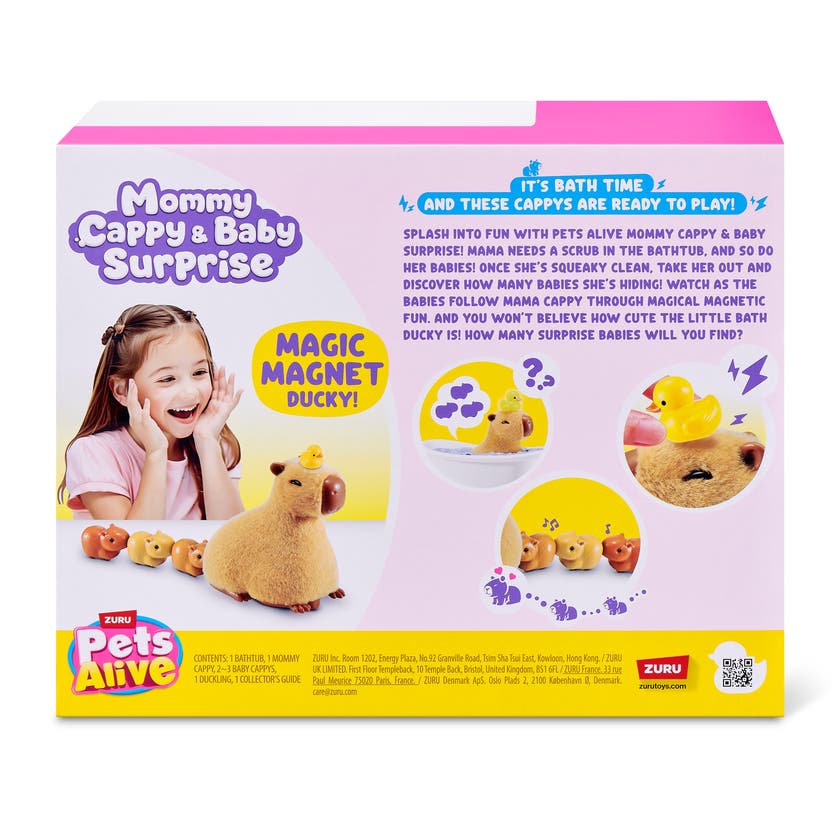 Pets Alive Mommy Cappy & Baby Surprise Gosedjur