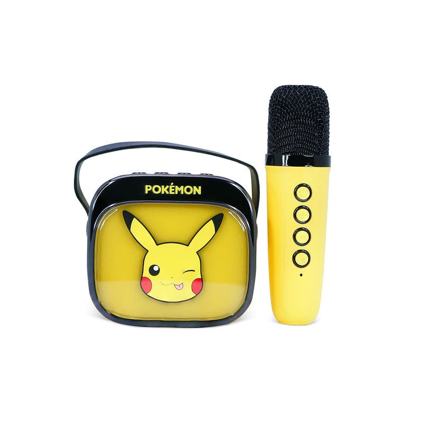 Pokémon Karaokehögtalare Pikachu LED-mikrofon