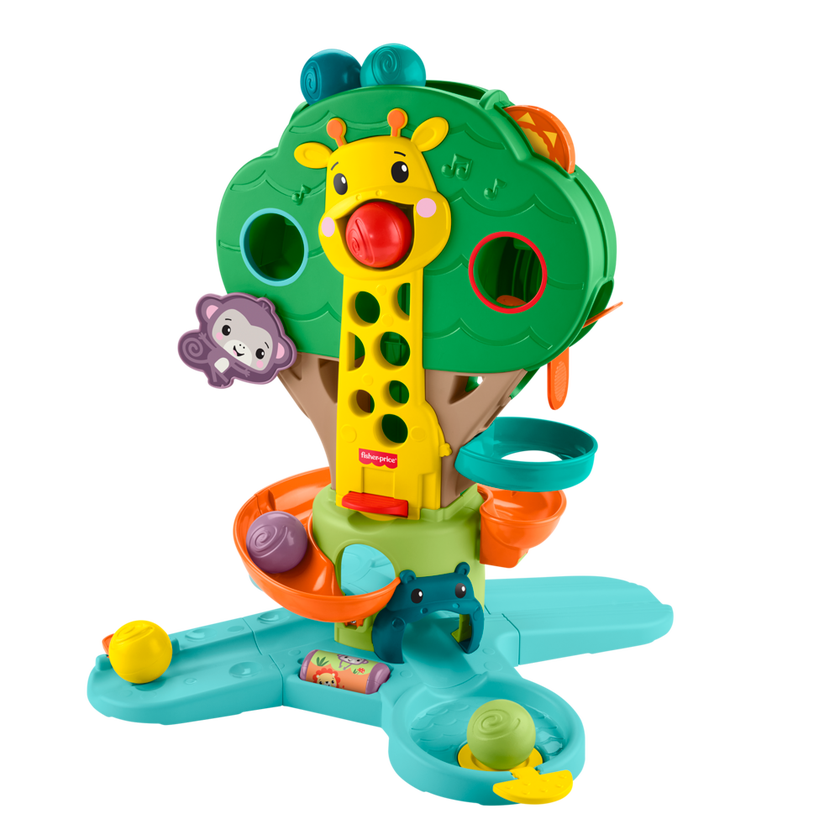 Fisher-Price Sit-To-Stand Jungle Tree Bollspel