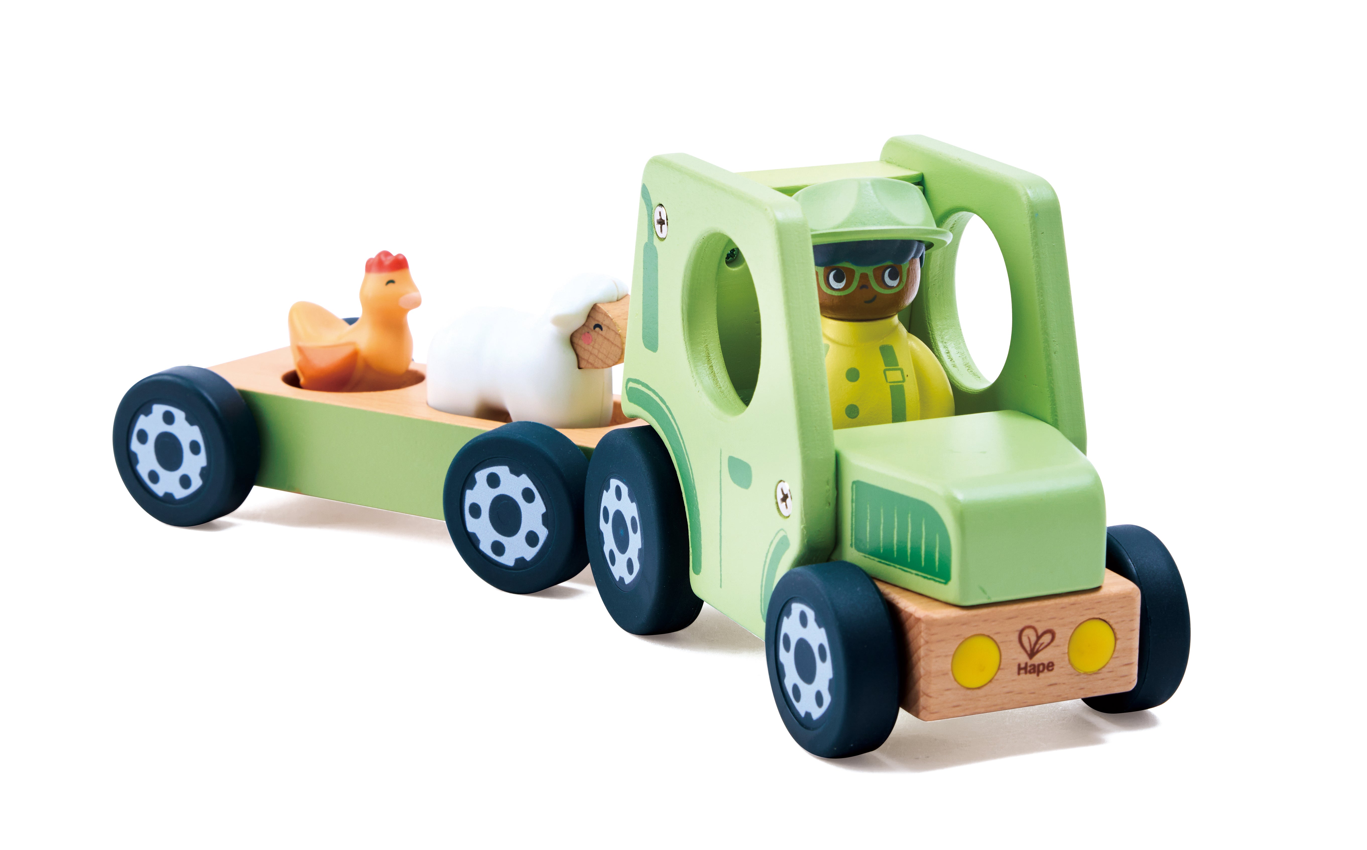 Hape Hapeland The Rumbling Tractor With Sound
