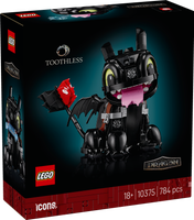 LEGO® Icons Draktränaren: Tandlöse, Byggset för vuxna 10375