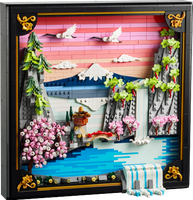 LEGO® Art Landskap med japanska körsbärsblommor Väggkonst 31218