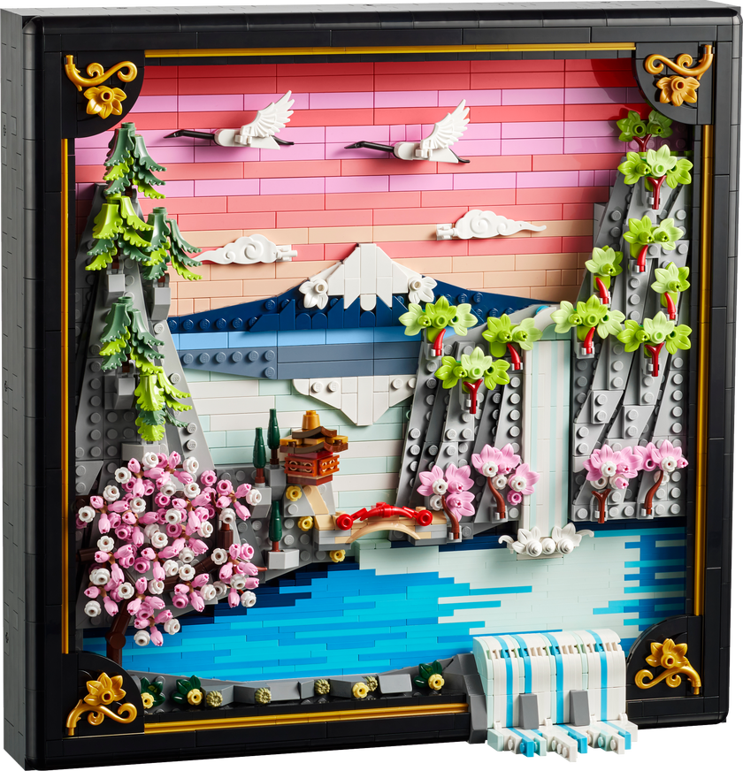 LEGO® Art Landskap med japanska körsbärsblommor Väggkonst 31218