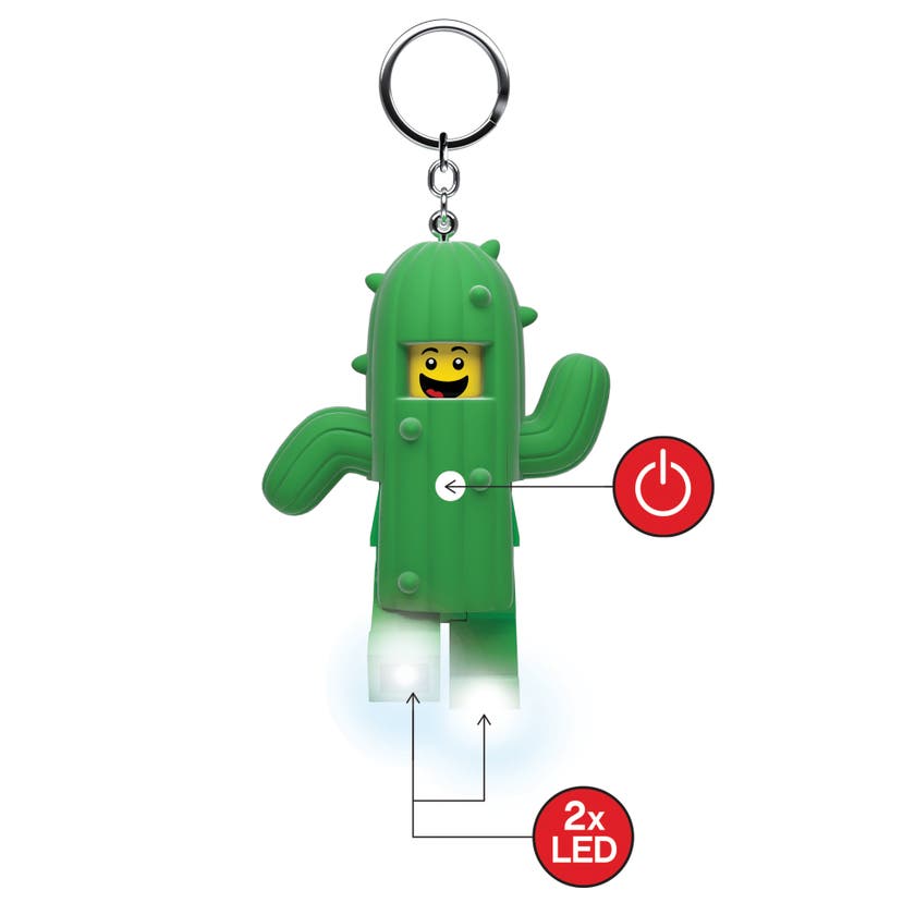 LEGO CLASSIC, CACTUS BOY, key chain w/LED light