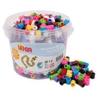 Rörpärlor XL 10-färgmix 900 st