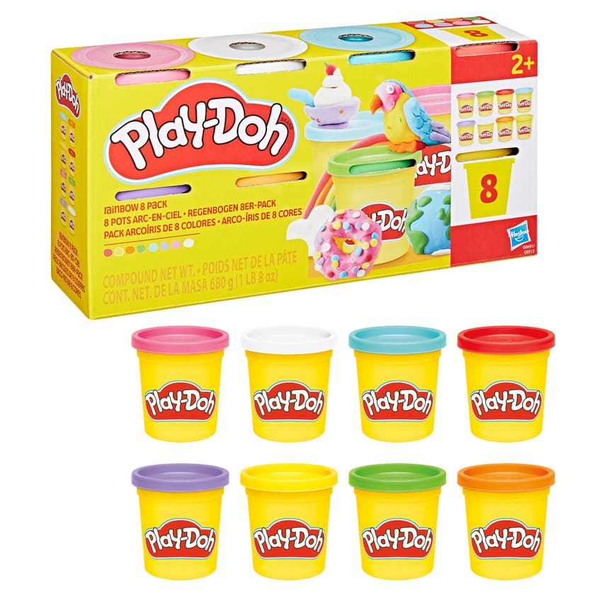 Play-Doh 8-pack lera i olika färger