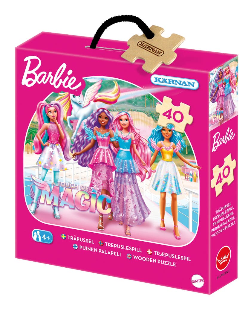 Barbie träpussel 40 delar