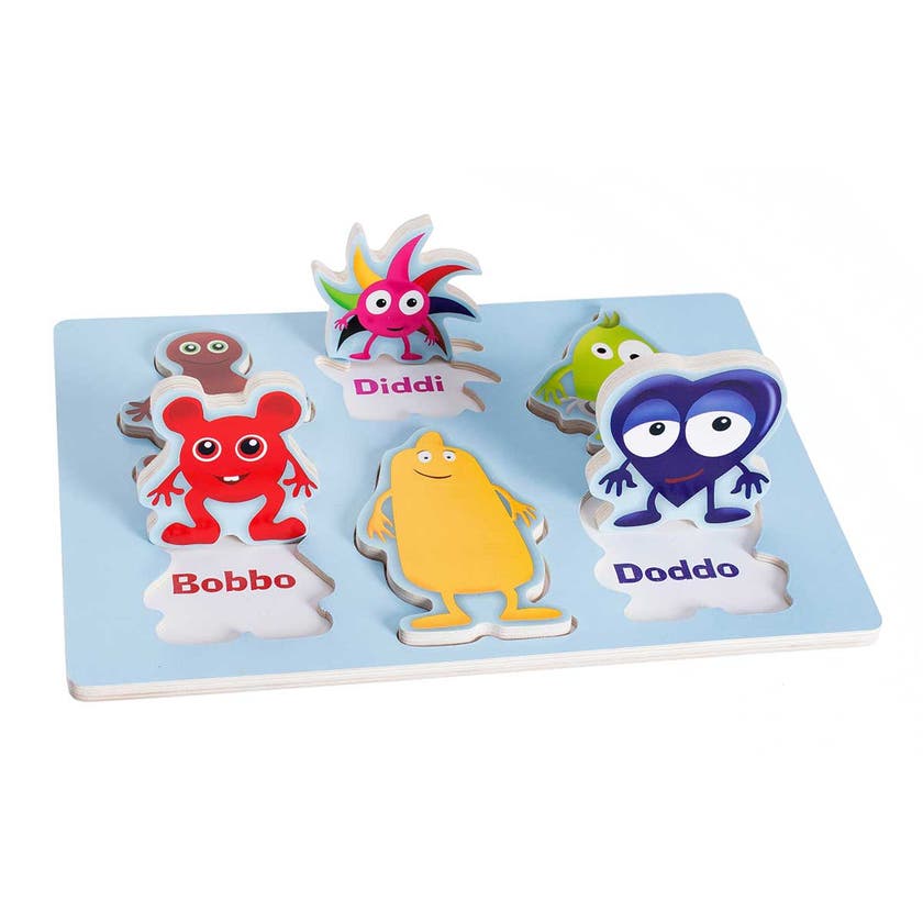 Teddykompaniet, Babblarna- Formpussel, 6 figurer, 1- 3år