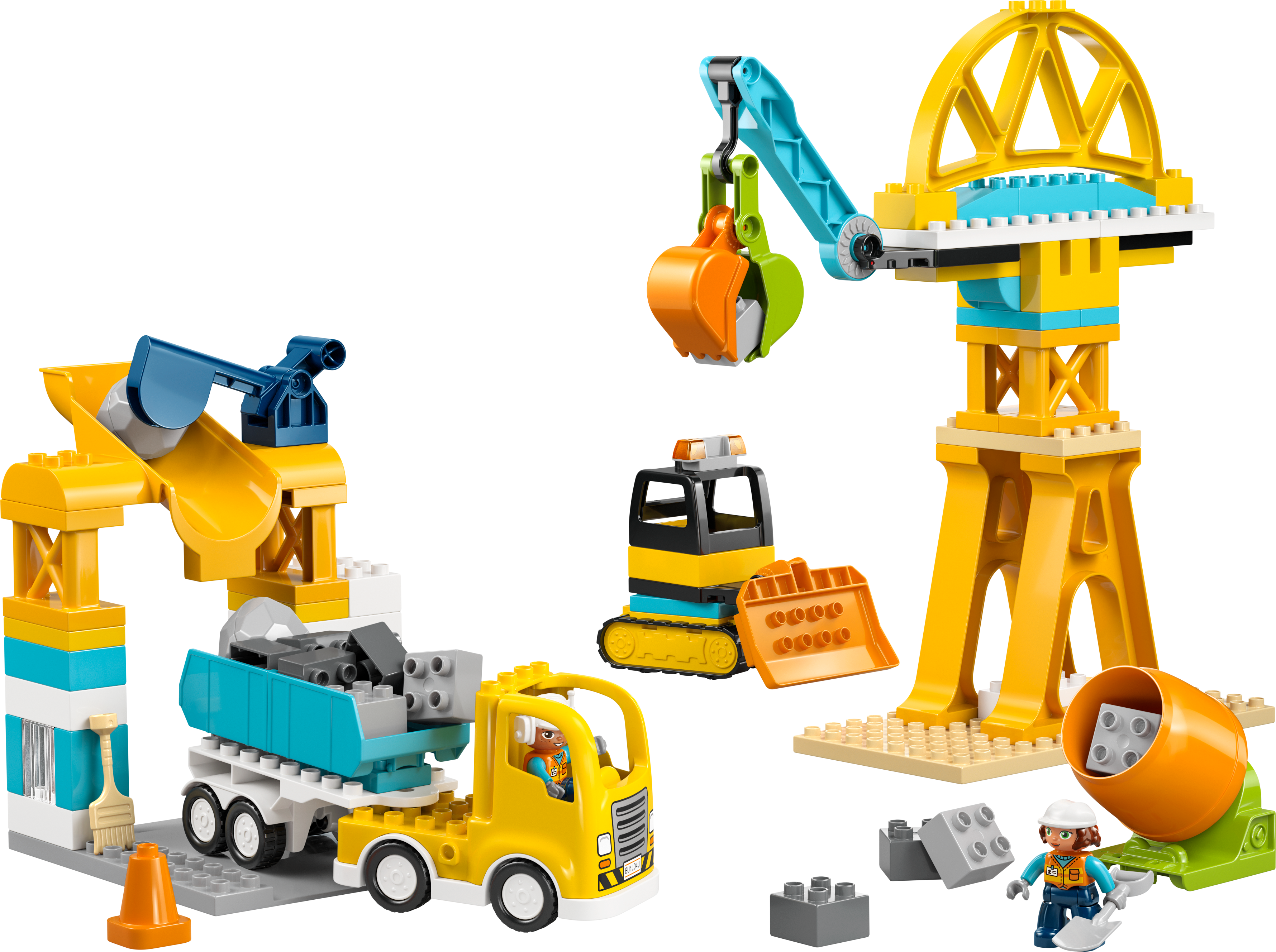 LEGO® DUPLO® Town 3 i 1 Byggarbetsplats och fordon 10476