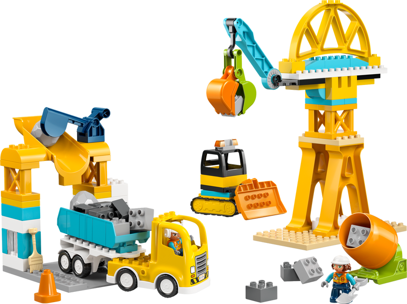 LEGO® DUPLO® Town 3 i 1 Byggarbetsplats och fordon 10476