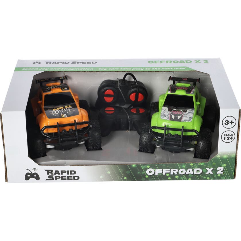 Rapid Speed R/C Twinpack Offroad 1:24