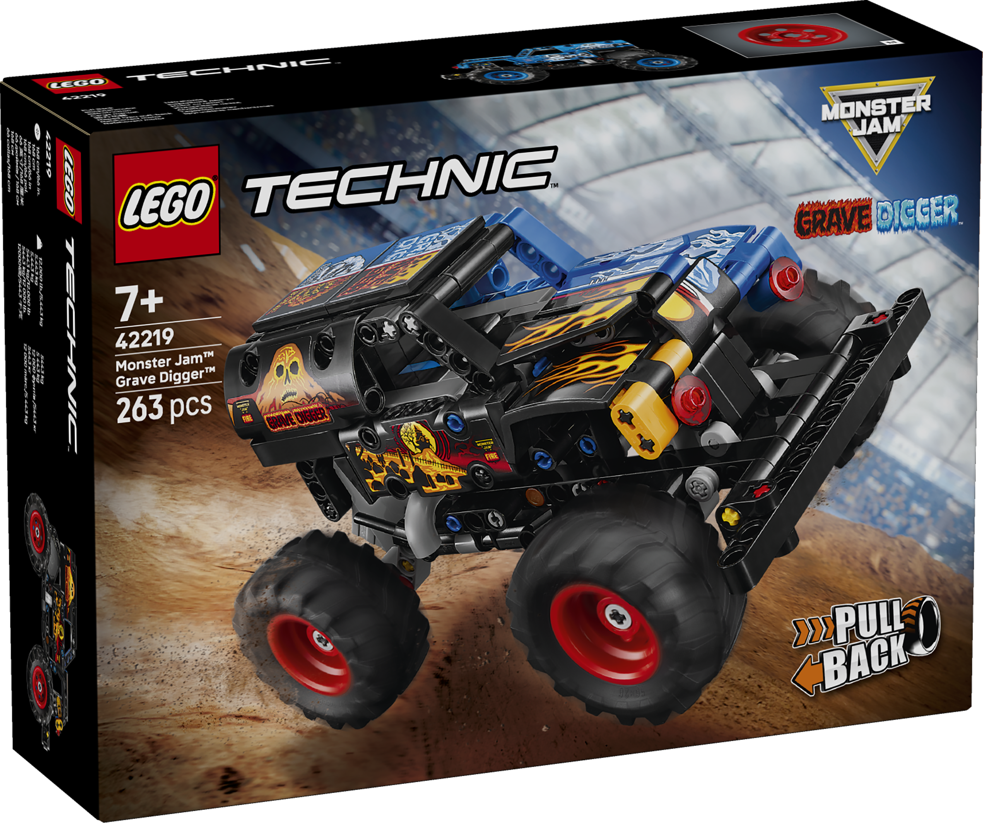 LEGO® Technic Monster Jam™ Grave Digger™ eld och is 42219
