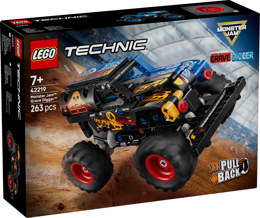 LEGO® Technic Monster Jam™ Grave Digger™ eld och is 42219