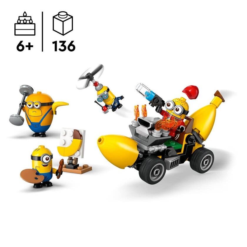 LEGO Despicable Me 75580, Minioner och bananbil