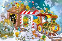 Bamse Julpussel 100 delar