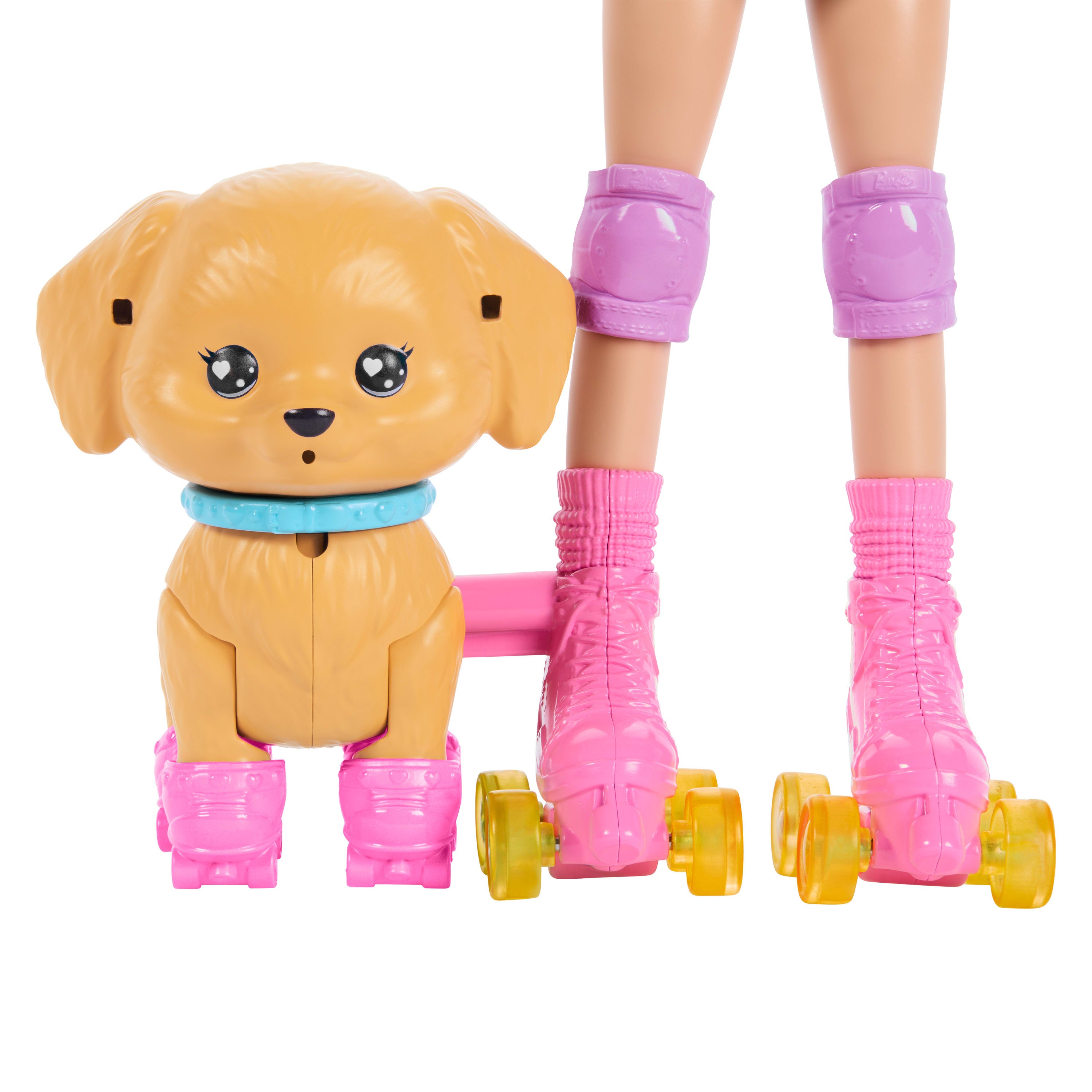 Barbie Skate and Run Pup Docka med Valp