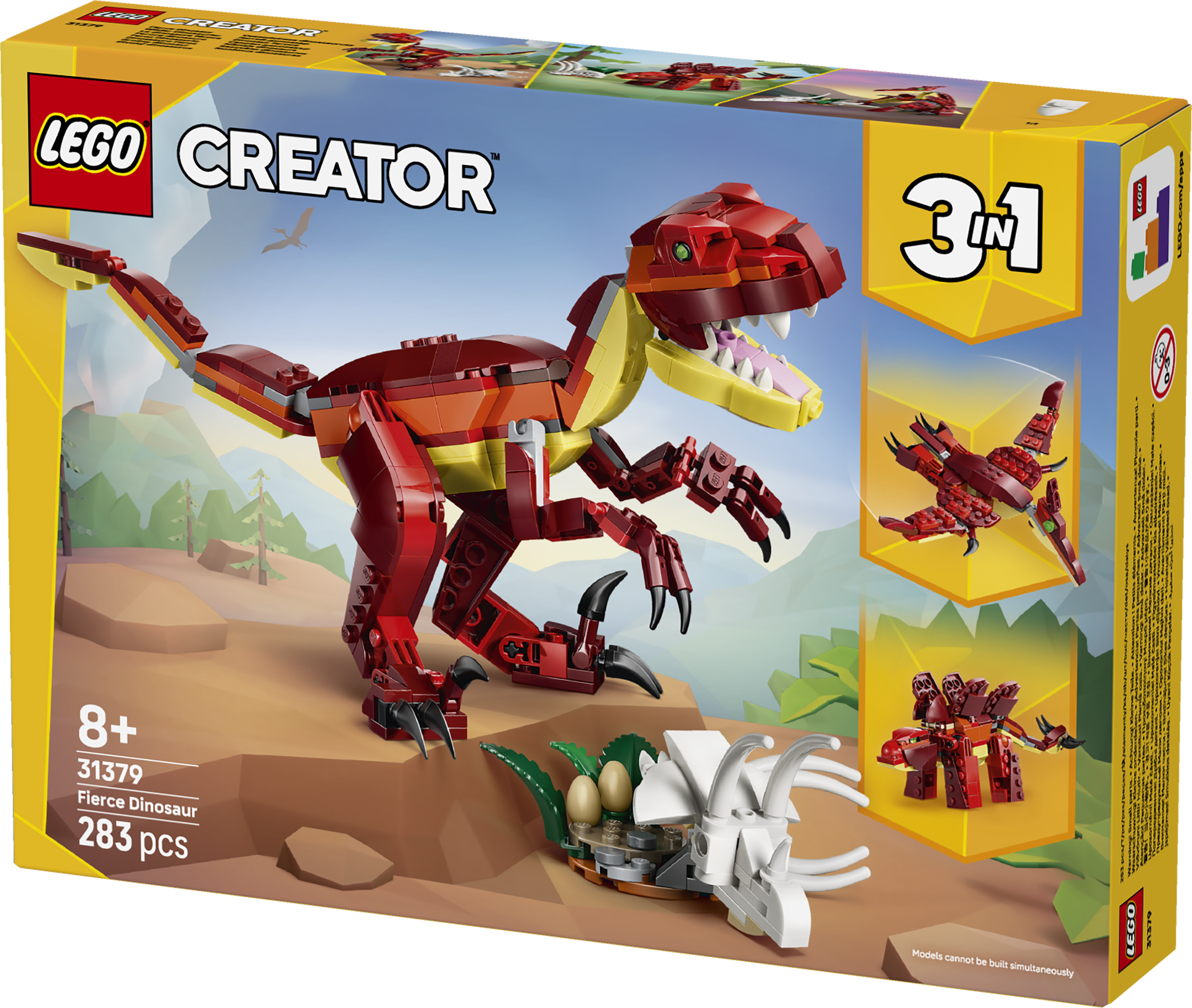 LEGO® Creator 3-i-1 Vildsint dinosaurie Leksak 31379