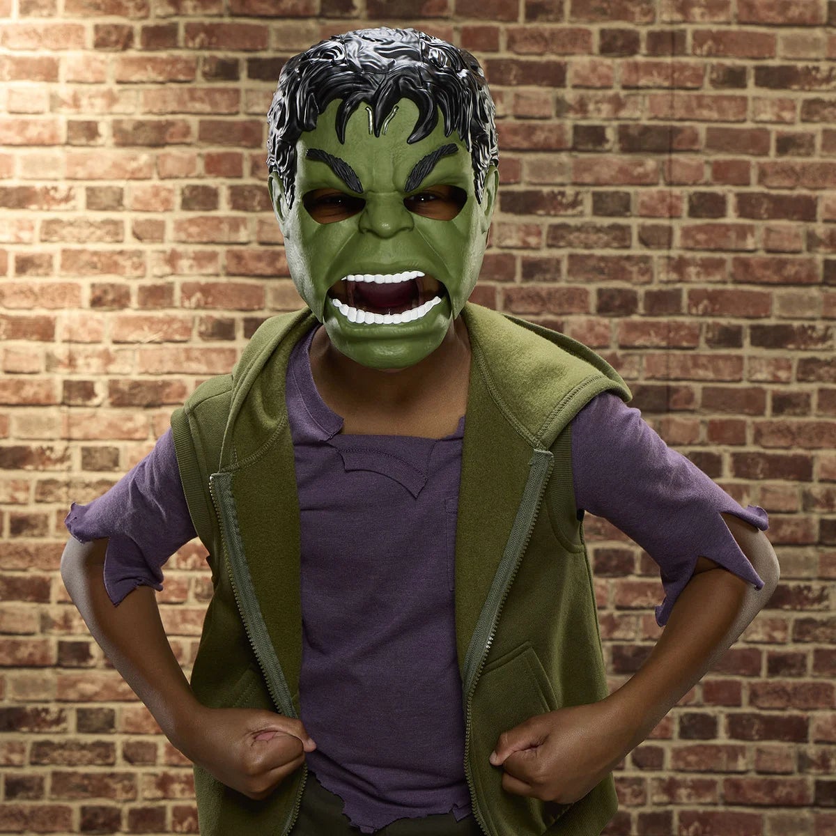 Spiderman Raging Hulk-mask
