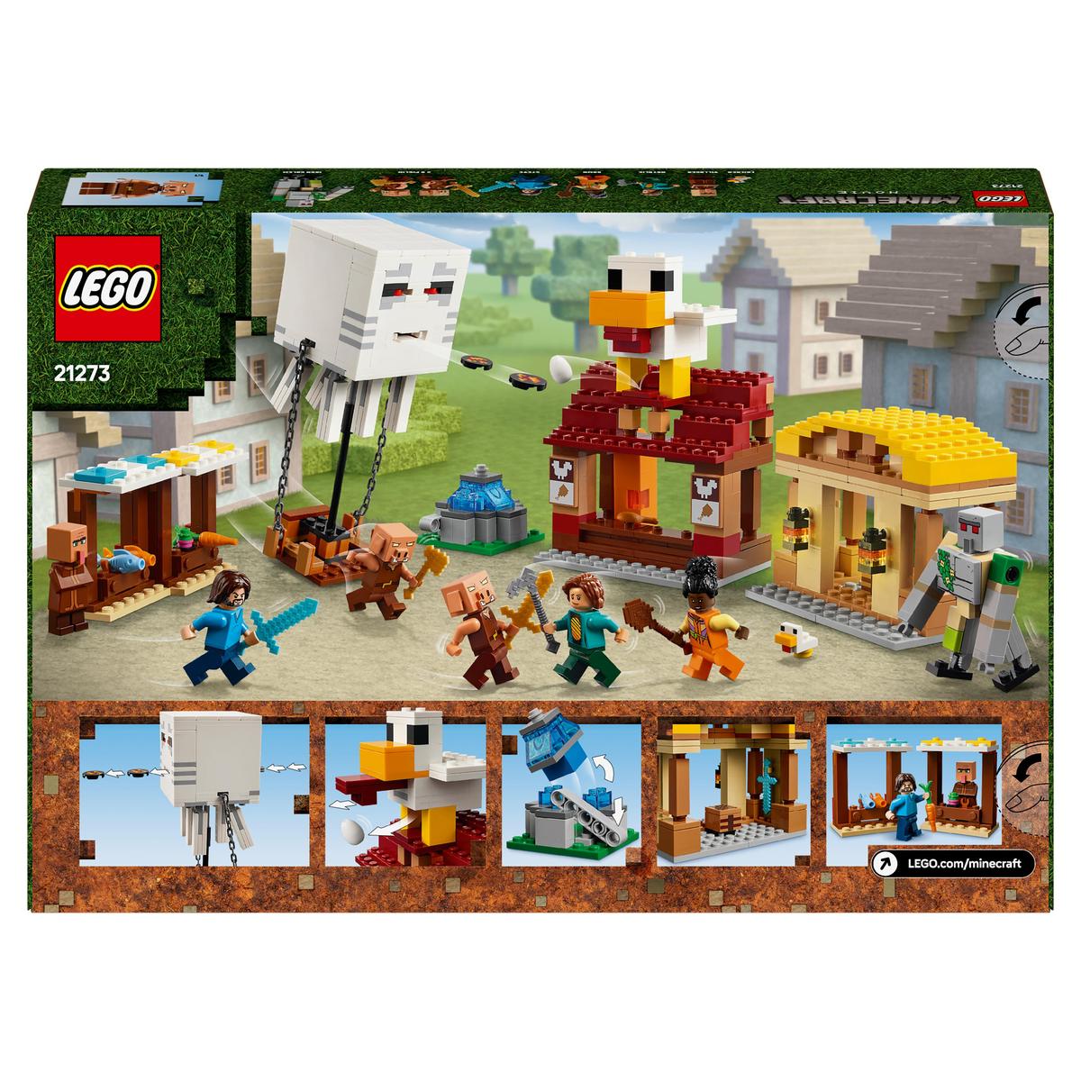 LEGO Minecraft 21273, The Ghast Balloon Village Attack