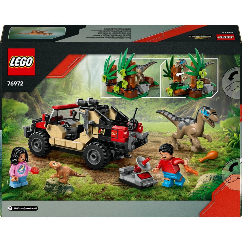 LEGO Jurassic World 76972, Terrängflykt med raptor