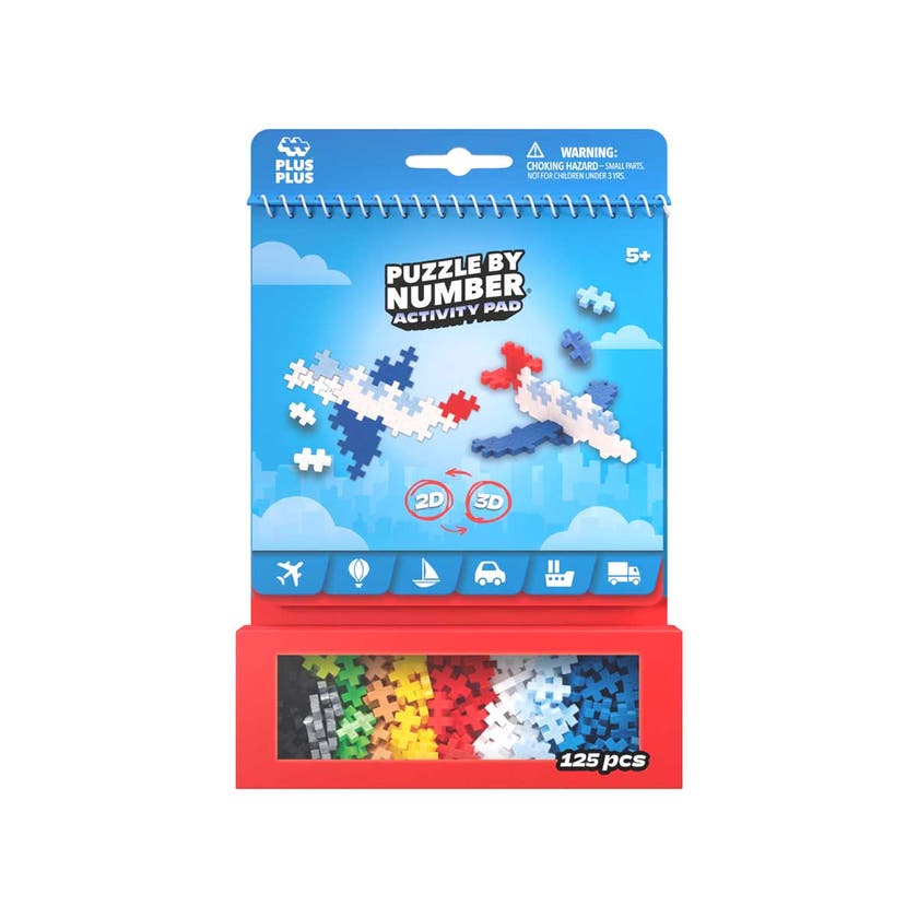 Plus-Plus Activity Pad – Transportation