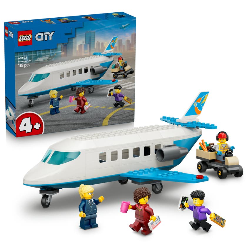 LEGO® City Passagerarjet Bygg- och lekset med flygplan 60492