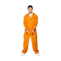 Halloween, Fängelseoverall Orange Xl