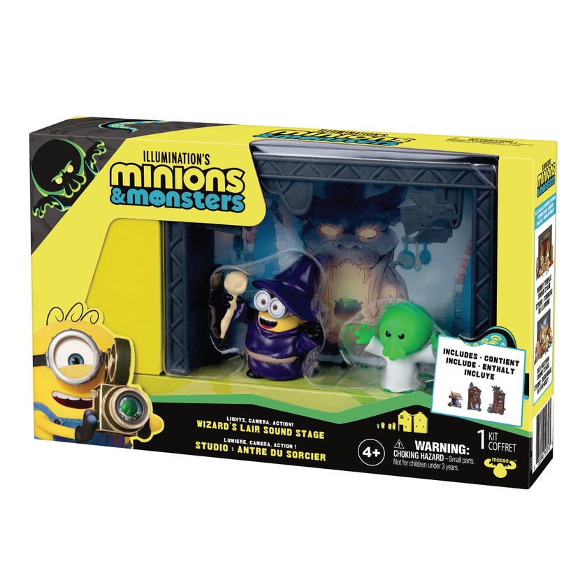 Minions & Monster - 5 cm Stage Set, 2 PK, Asst