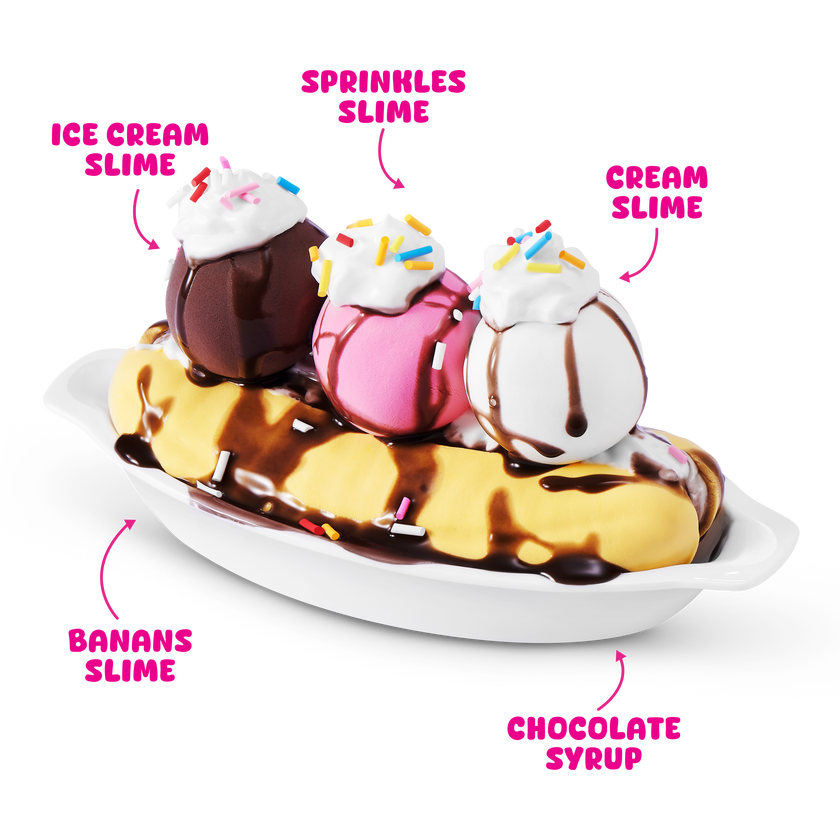 Slime mart – skapa realistisk mat av klämbart slime