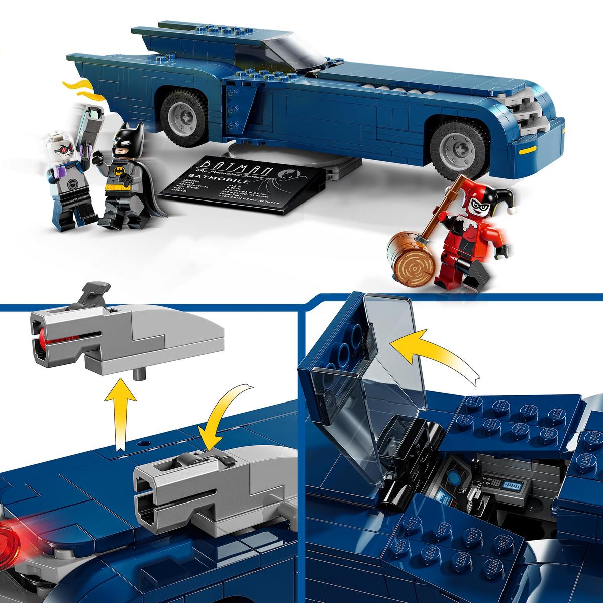 LEGO DC Batman 76274, Batman med Batmobile mot Harley Quinn och Mr. Freeze