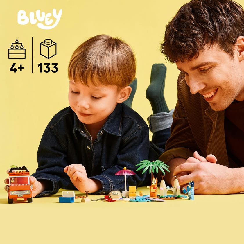 Bluey Blueys familjetur till stranden