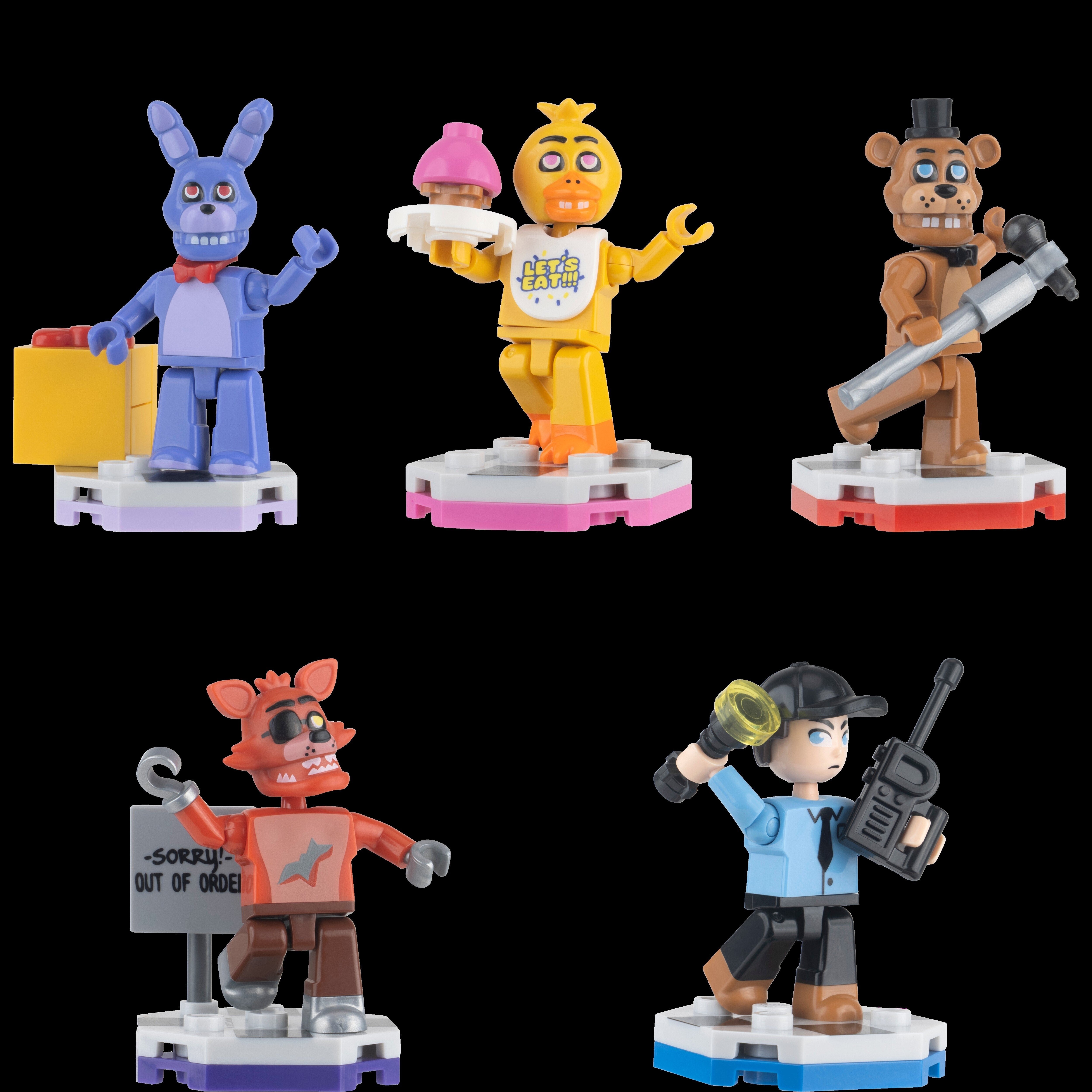 BLDR Five Nights at Freddy's Mystery-minifigur Byggset